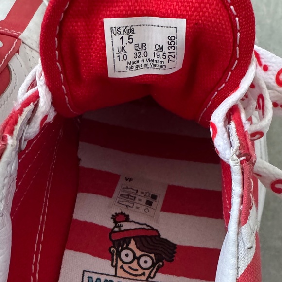 Vans Old Skool Where's Waldo International Kids US 1.5 / EU 32 - Picture 2 of 6